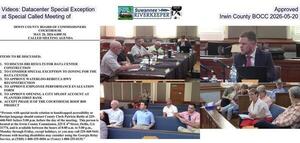 [Videos: Datacenter Special Exception Approved at Special Called Meeting of Irwin County BOCC 2026-05-20]
