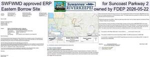 [SWFWMD approved ERP, for Suncoast Parkway 2, Eastern Borrow Site, owned by FDEP 2026-05-22]