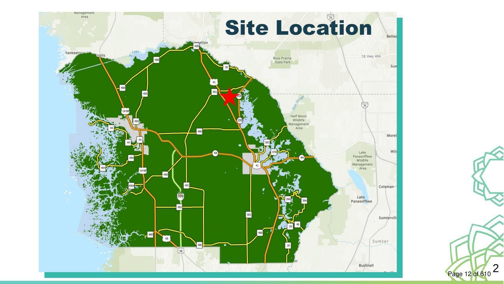 Map: Site Location, 2026-03-05 --Citrus County PDC
