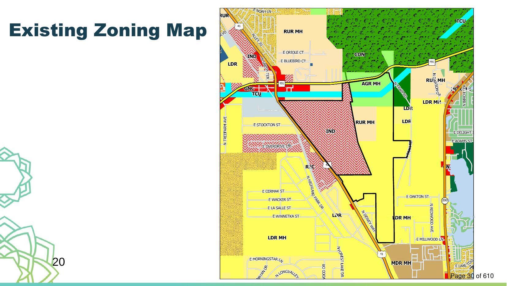 Existing Zoning Map, 2026-03-05 --Citrus County PDC