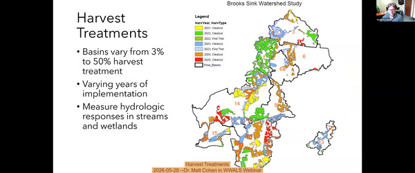 Harvest Treatments, 2026-05-28 --Dr. Matt Cohen in WWALS Webinar