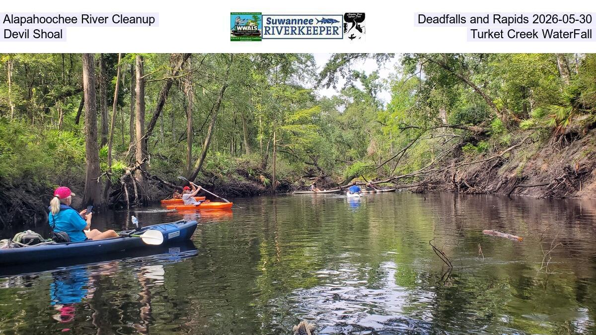 Alapahoochee River Cleanup, Deadfalls and Rapids 2026-05-30, Devil Shoal, Turket Creek WaterFall