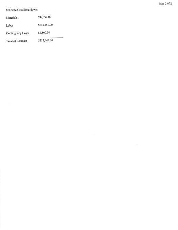 Estimate Cost Breakdown, 2026-04-23, Eco Star Synthetic Slate