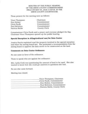 [Minutes 2026-05-04 --Irwin County BOCC]