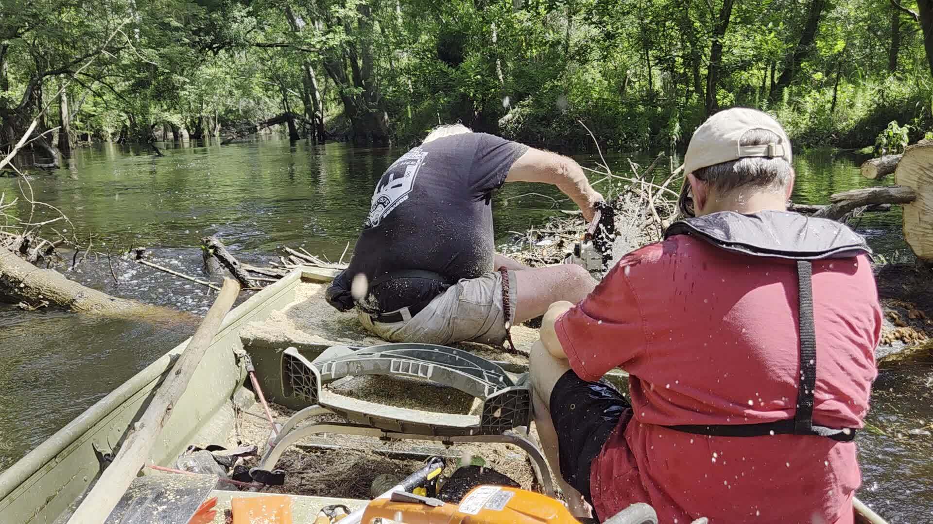 Movie: More water sawing, 2026:06:07 10:38:13, 30.8531806, -83.3359467 (4.7M)