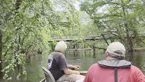 [Movie: NSRR Bridge where we put in last time, 2026:06:07 12:04:48, 30.8629430, -83.3220461 (7.3M)]