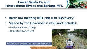 [Lower Santa Fe and Ichetucknee Rivers and Springs MFL, 2026-06-09 --Stacie Greco to Alachua County BOCC]