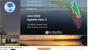 [Hydrologic Conditions Report, 2026-06-09 --SJRWMD]