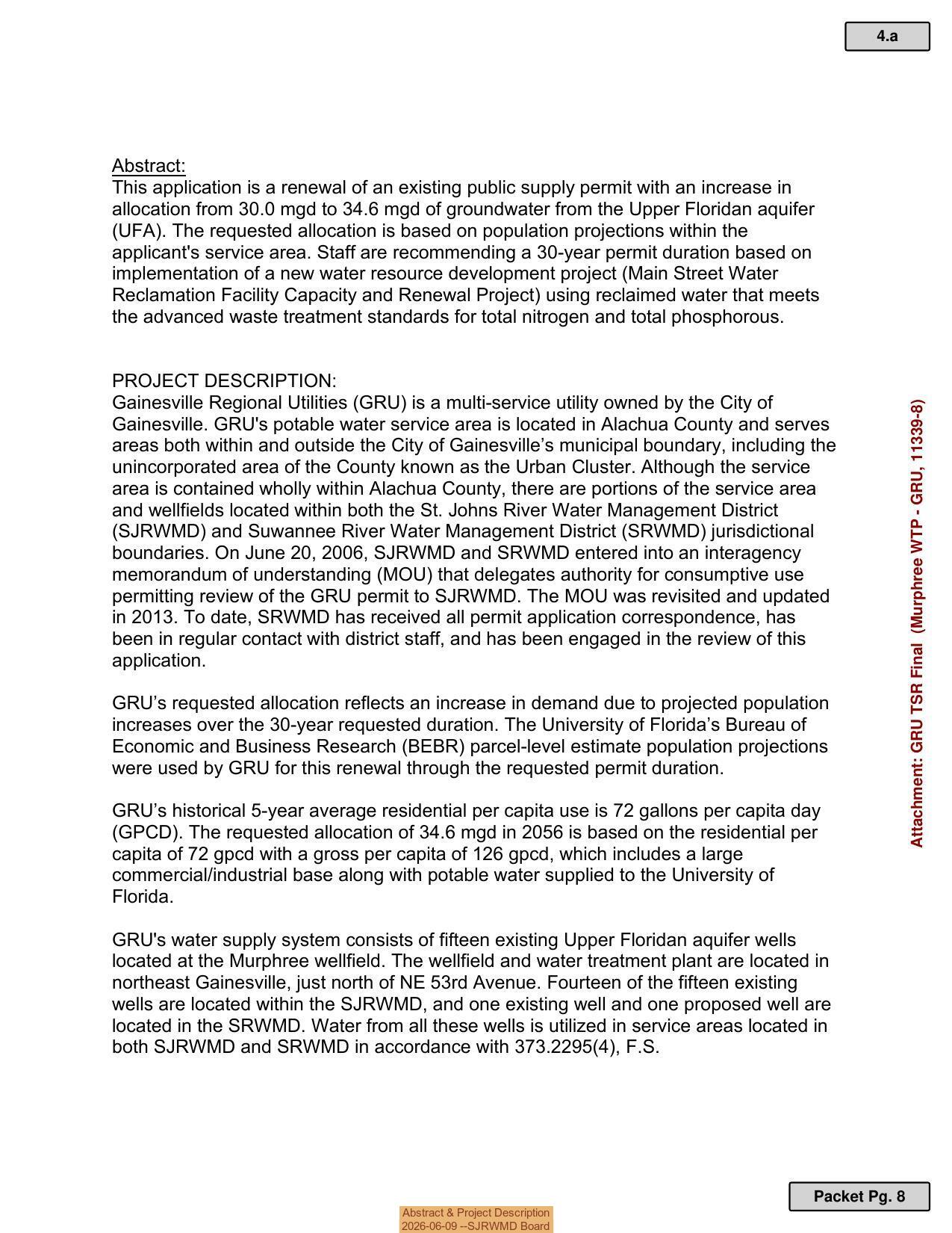 Abstract & Project Description, 2026-06-09 --SJRWMD Board