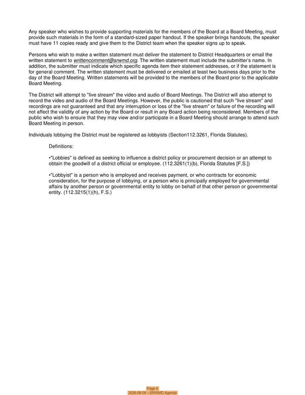 Page 4, 2026-06-09 --SRWMD Agenda