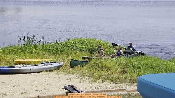 Movie: Gretchen with more new boaters, 2026:06:20 11:58:16, 31.1621201, -83.5479219 (10M) --jsq for WWALS