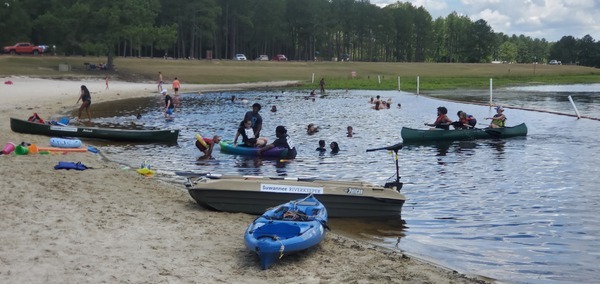 Kayak, canoe, swimmers, 2026-06-22, 13:02:20 --jsq for WWALS