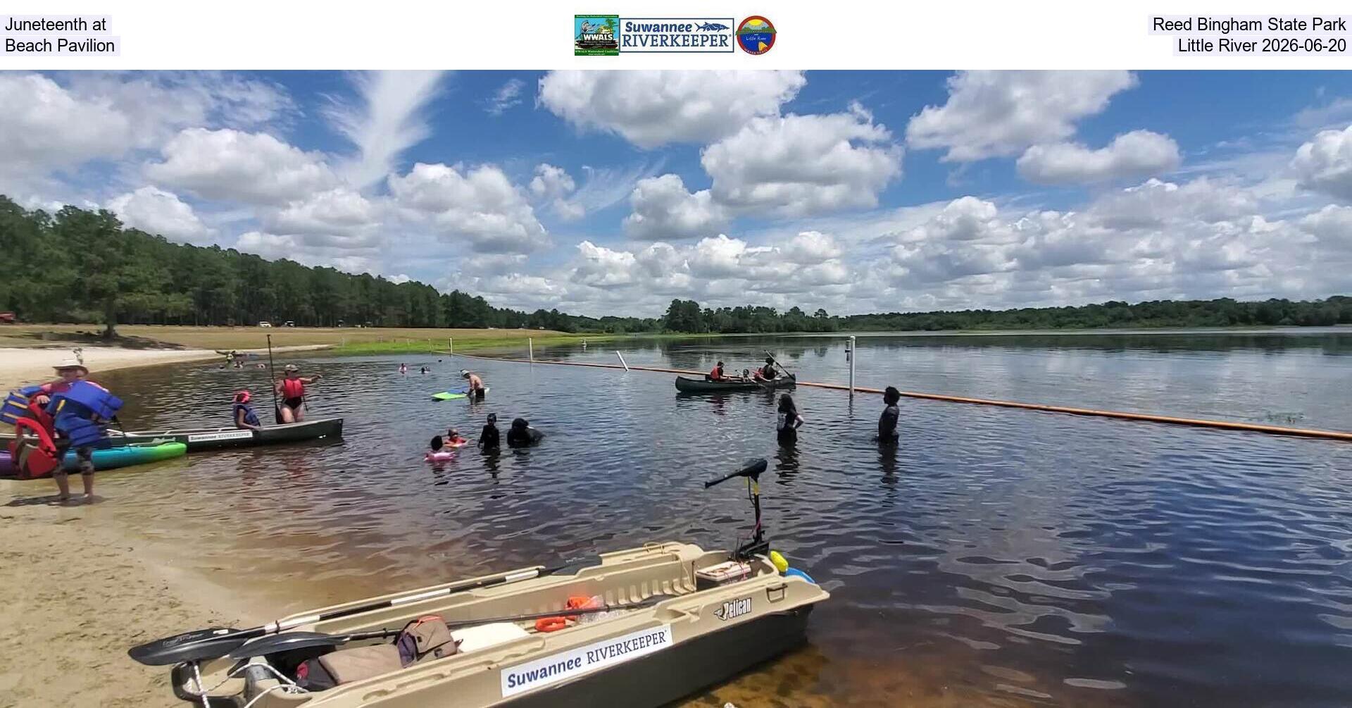 Juneteenth at Reed Bingham State Park, Beach Pavilion, Little River 2026-06-20