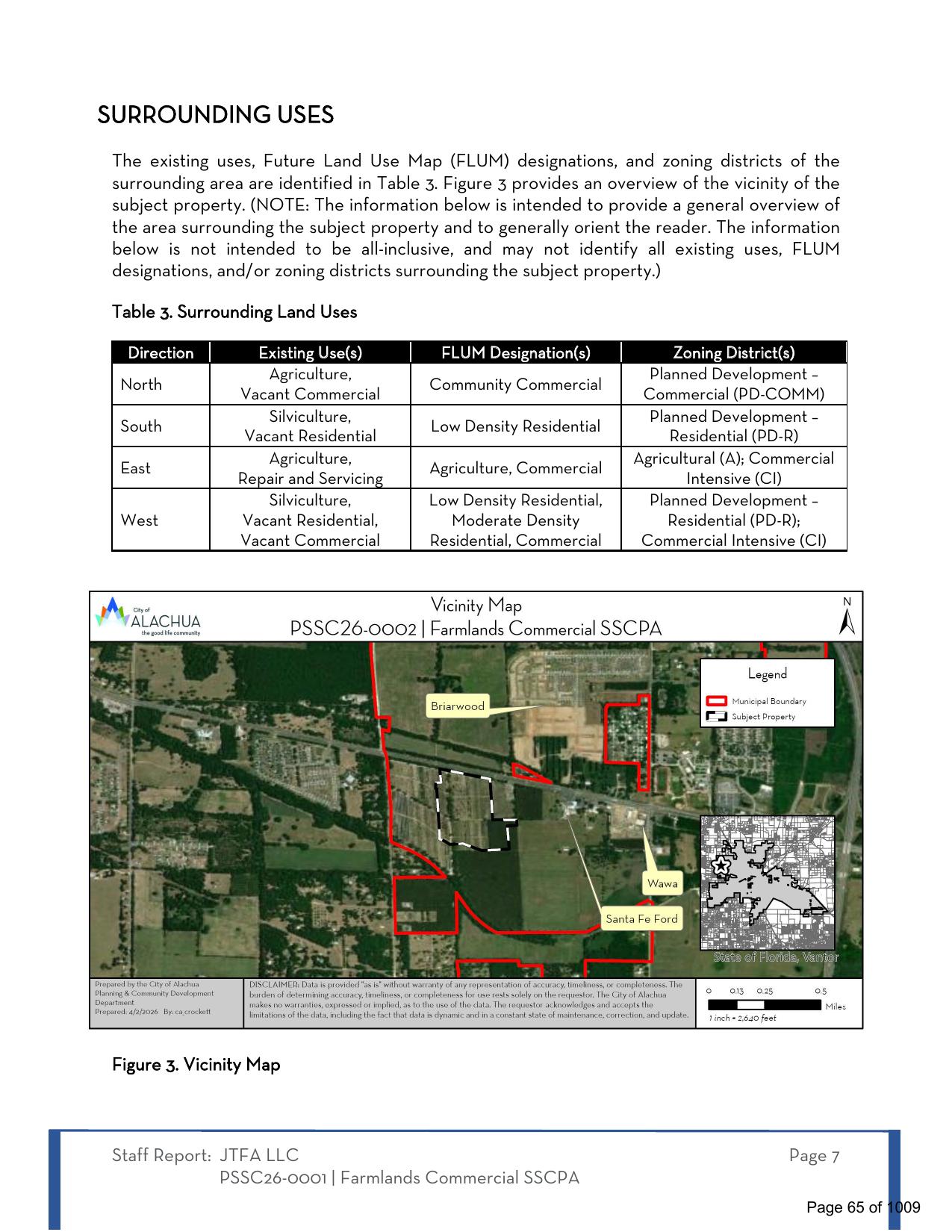 Vicinity Map, 2026-06-08 --City of Alachua