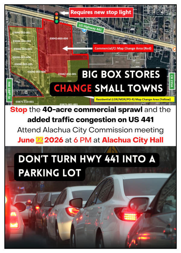 [Big Box Stores Change Small Towns, 2026-06-22 --Suwannee St. Johns Group Sierra Club Florida, 2026-06-08]