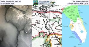 [Some history and data on the Suwannee River near Gibson Park --Byron Herder 2026-06-25]