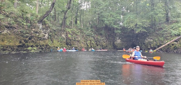 Alapaha River Rise, 2022-08-13 --jsq for WWALS