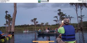 [Full Strawberry Moon Paddle, Banks Lake, Lakeland, GA, 2026-06-29]