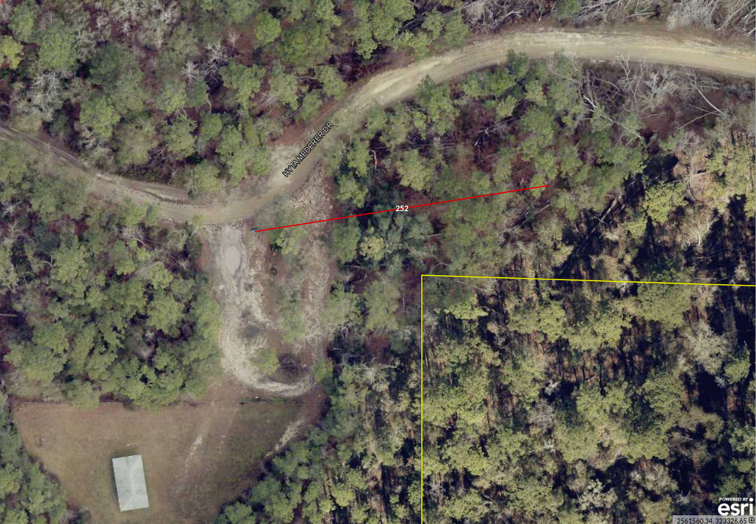 Map: Kiosk to Verizon Tower, Langdale Park 2026-06-27 --Lowndes County Tax Assessors