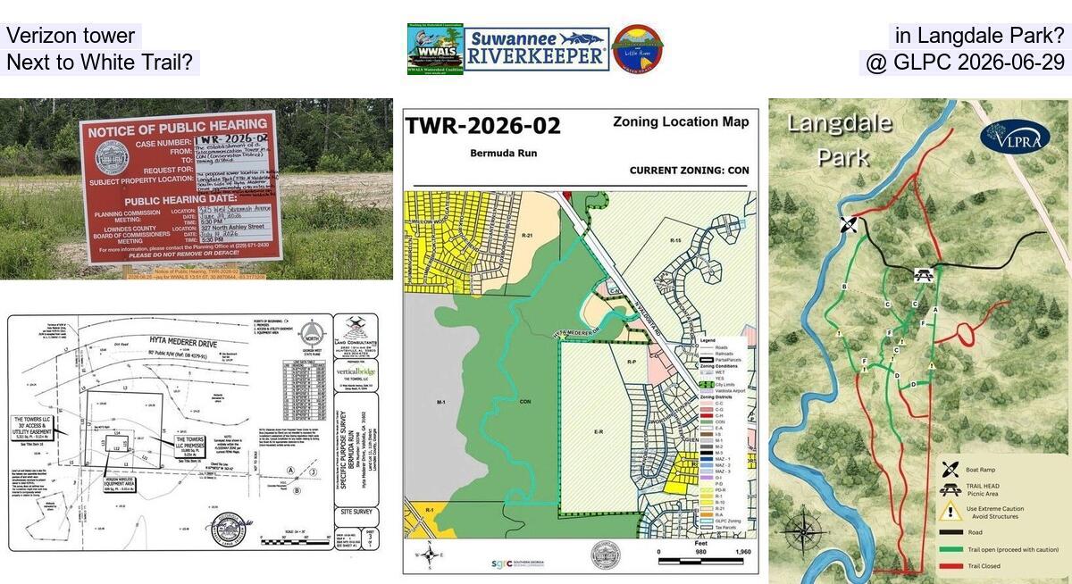Verizon tower in Langdale Park? Next to White Trail? @ GLPC 2026-06-29