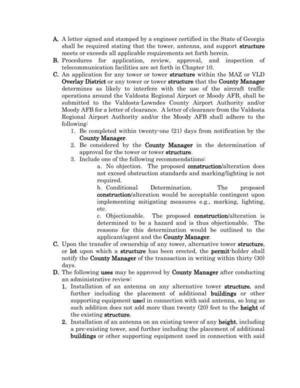[telecommunication facilities are set forth in Chapter 10.]