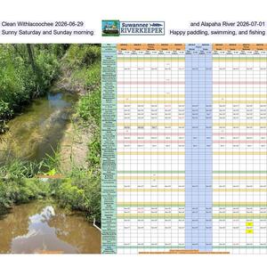 [Clean Withlacoochee 2026-06-29, and Alapaha River 2026-07-01, Sunny Saturday and Sunday morning, Happy paddling, swimming, and fishing]