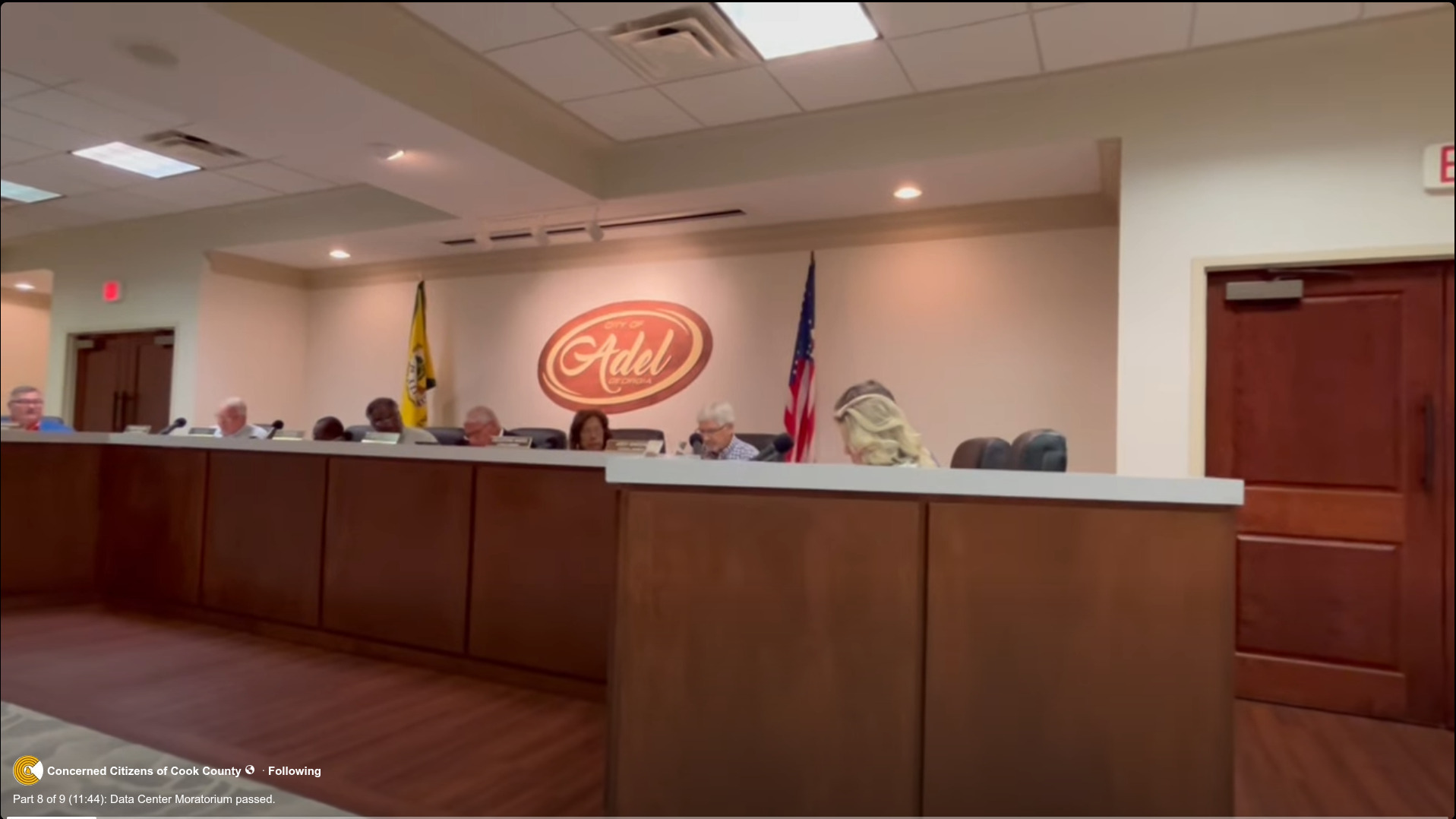 Adel City Council 2026-07-06 --Concerned Citizens of Cook County