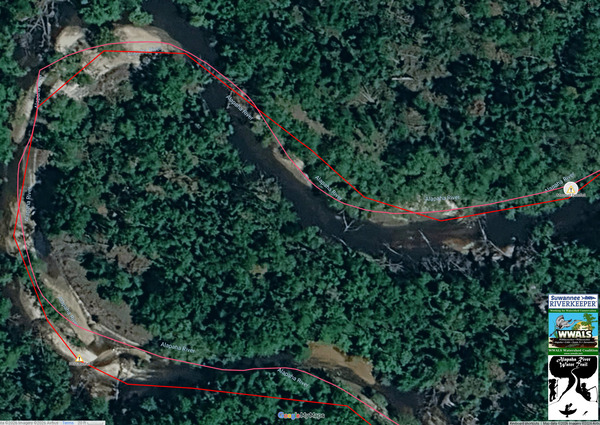 Map: FAS Deadfall, Alapaha River 2026-07-06 --Alapaha River Water Trail (ARWT)