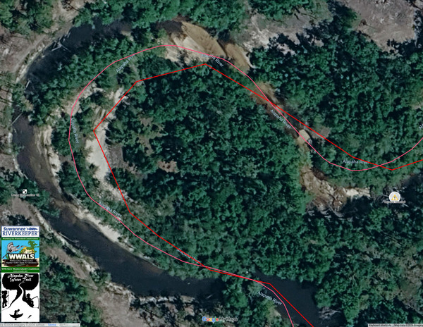 Map: Osceola Deadfall, Alapaha River 2026-07-06 --Alapaha River Water Trail (ARWT)