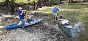 [Andrew Reinlieb and Phil Hubbard at Langdale Park Boat Ramp, 2026:07:11 09:37:12, 30.8873493, -83.3239748]