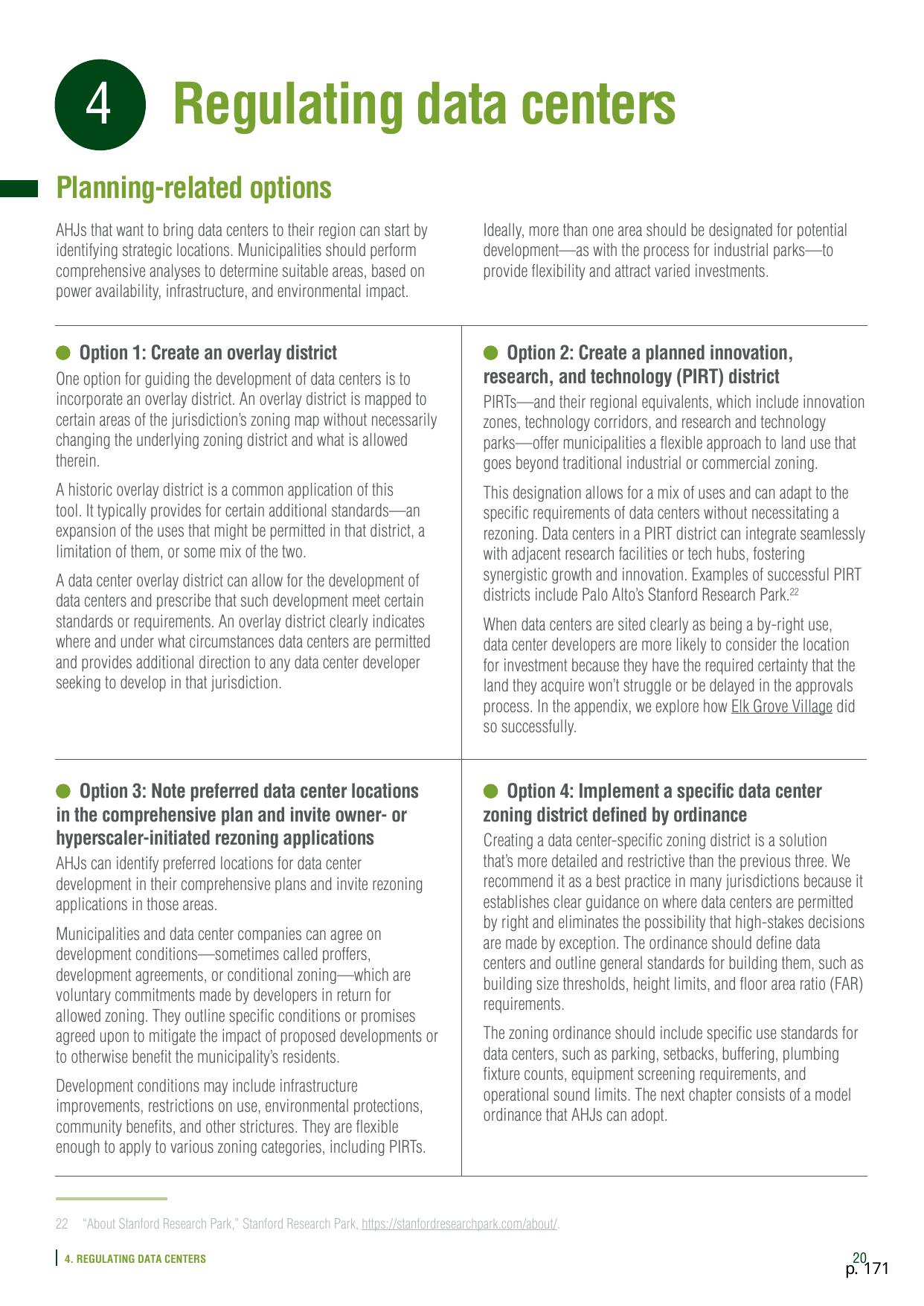 4. Regulating data centers