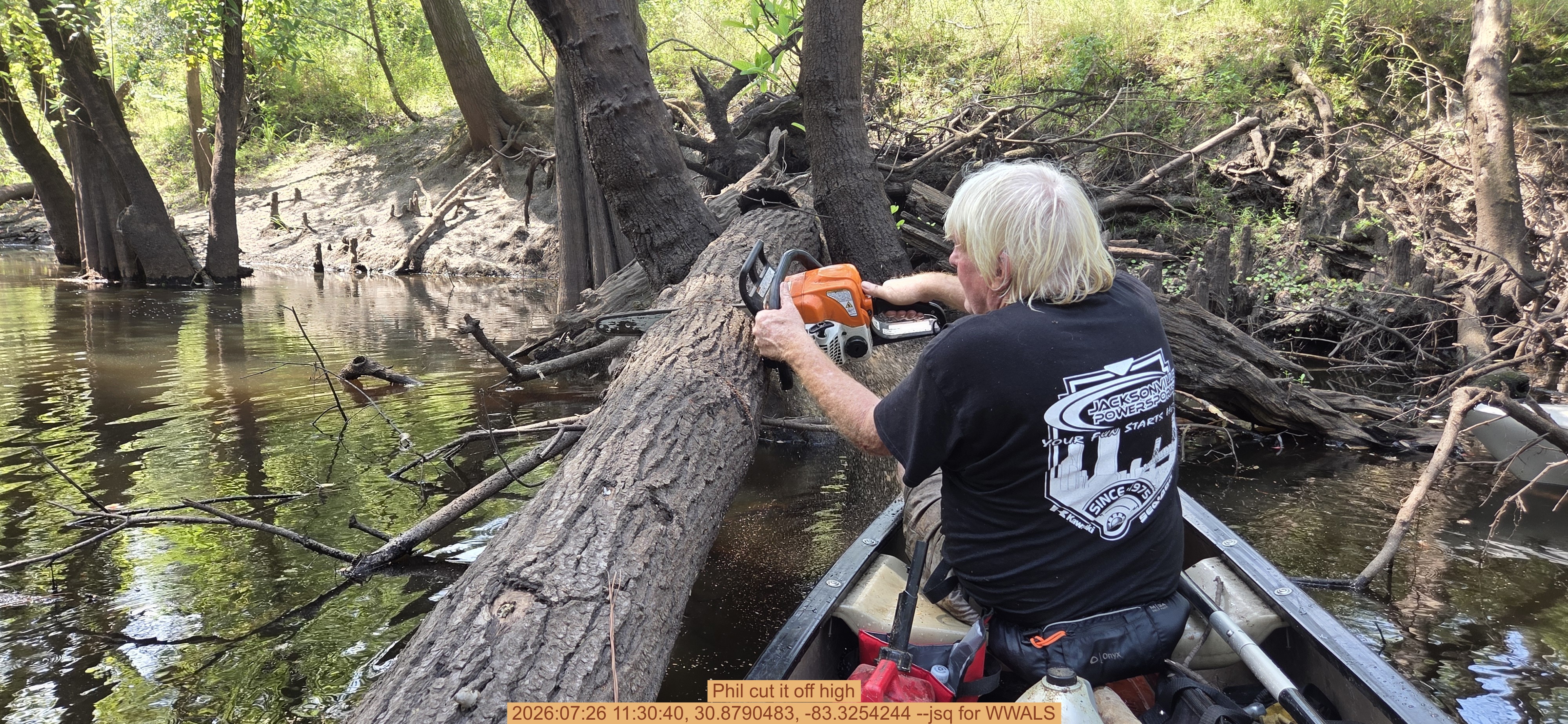 Phil cut it off high, 2026:07:26 11:30:40, 30.8790483, -83.3254244 --jsq for WWALS