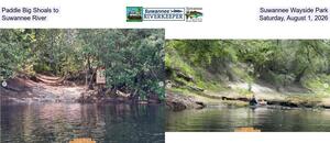 [Paddle Big Shoals to Suwannee Wayside Park, Suwannee River, Saturday, August 1, 2026]