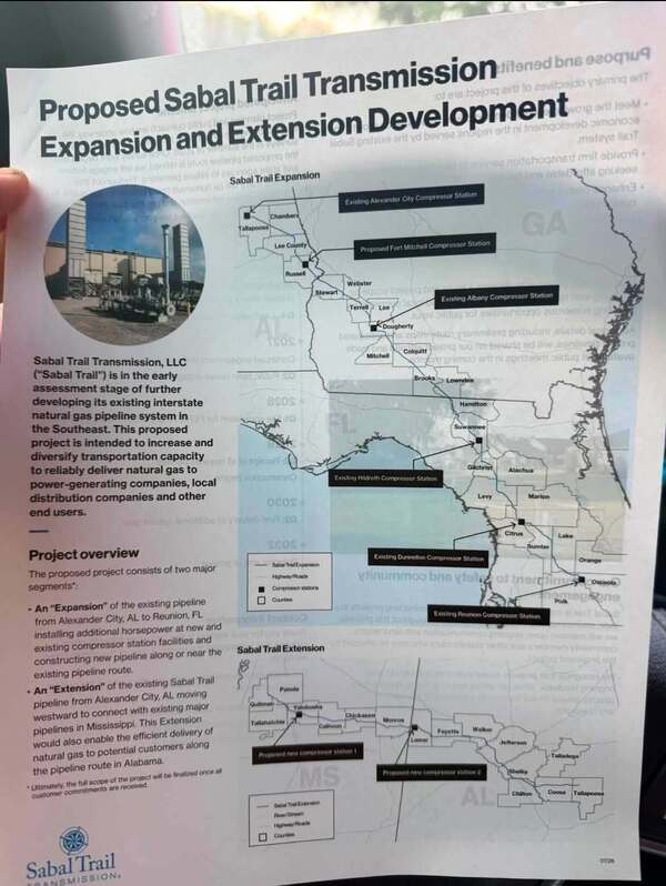 [Maps: Extension and Expansion, 2026-08-03 --Sabal Trail Transmission]