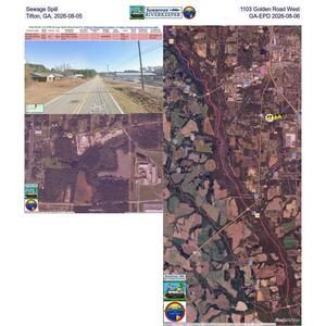 [Sewage Spill, 1103 Golden Road West, Tifton, GA, 2026-08-05, GA-EPD 2026-08-06]