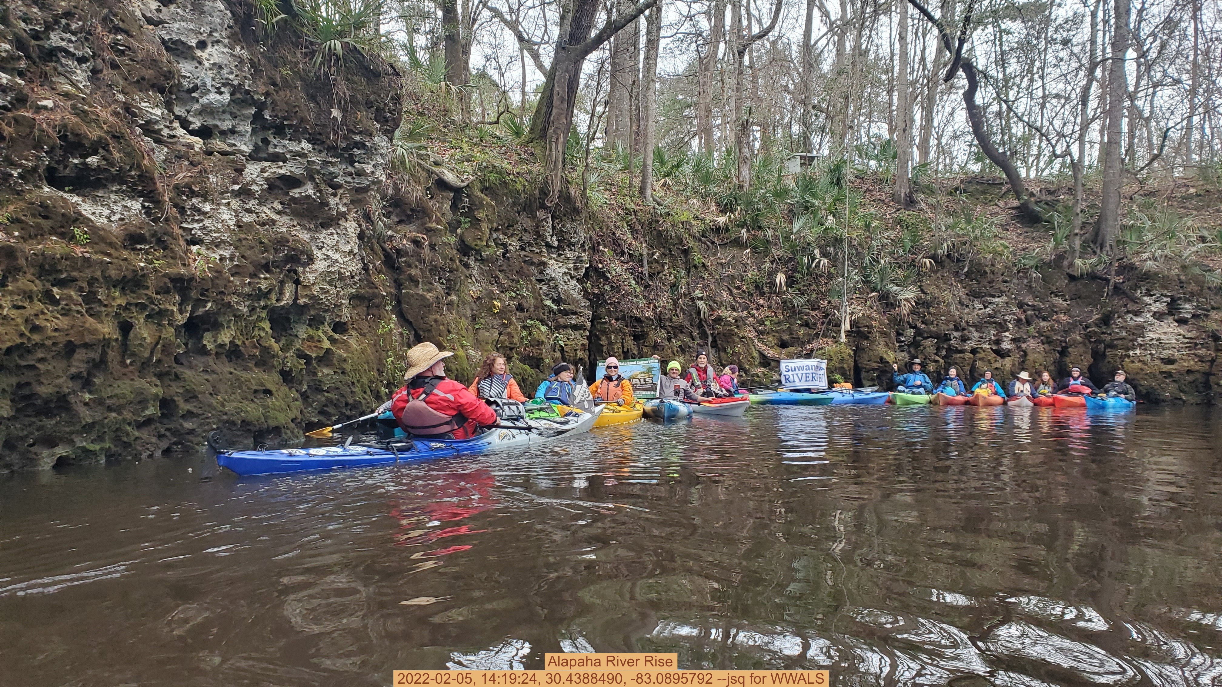 Alapaha River Rise, 2022-02-05, 14:19:24, 30.4388490, -83.0895792 --jsq for WWALS