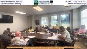 [Local Development Authority of Irwin County 2026-08-22, Apparently its first meeting, Maybe appointed July 6]