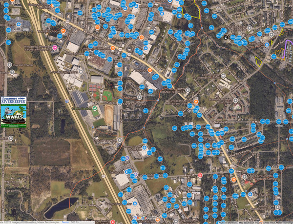 Map: Manholes 2026-08-20 --Valdosta Utilities