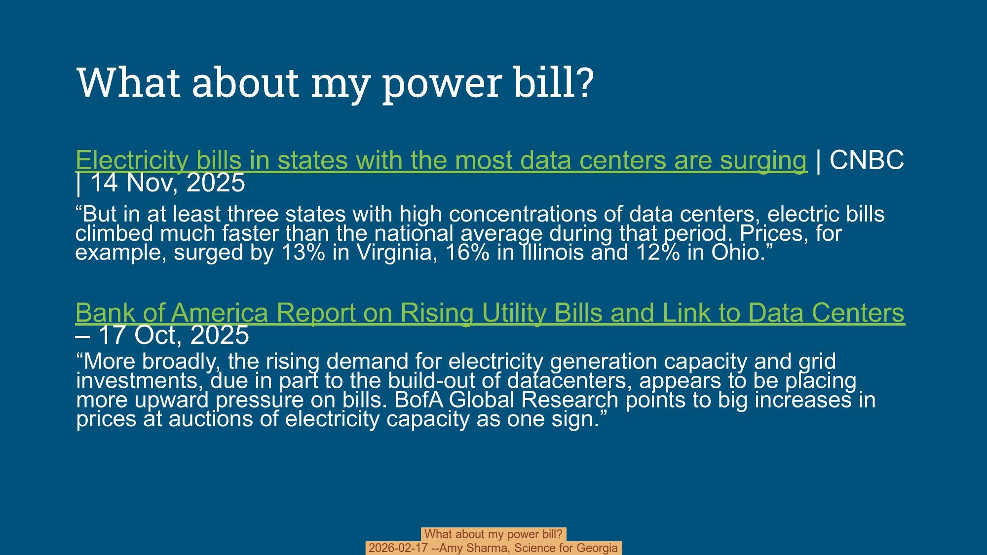 What about my power bill?, 2026-02-17 --Amy Sharma, Science for Georgia