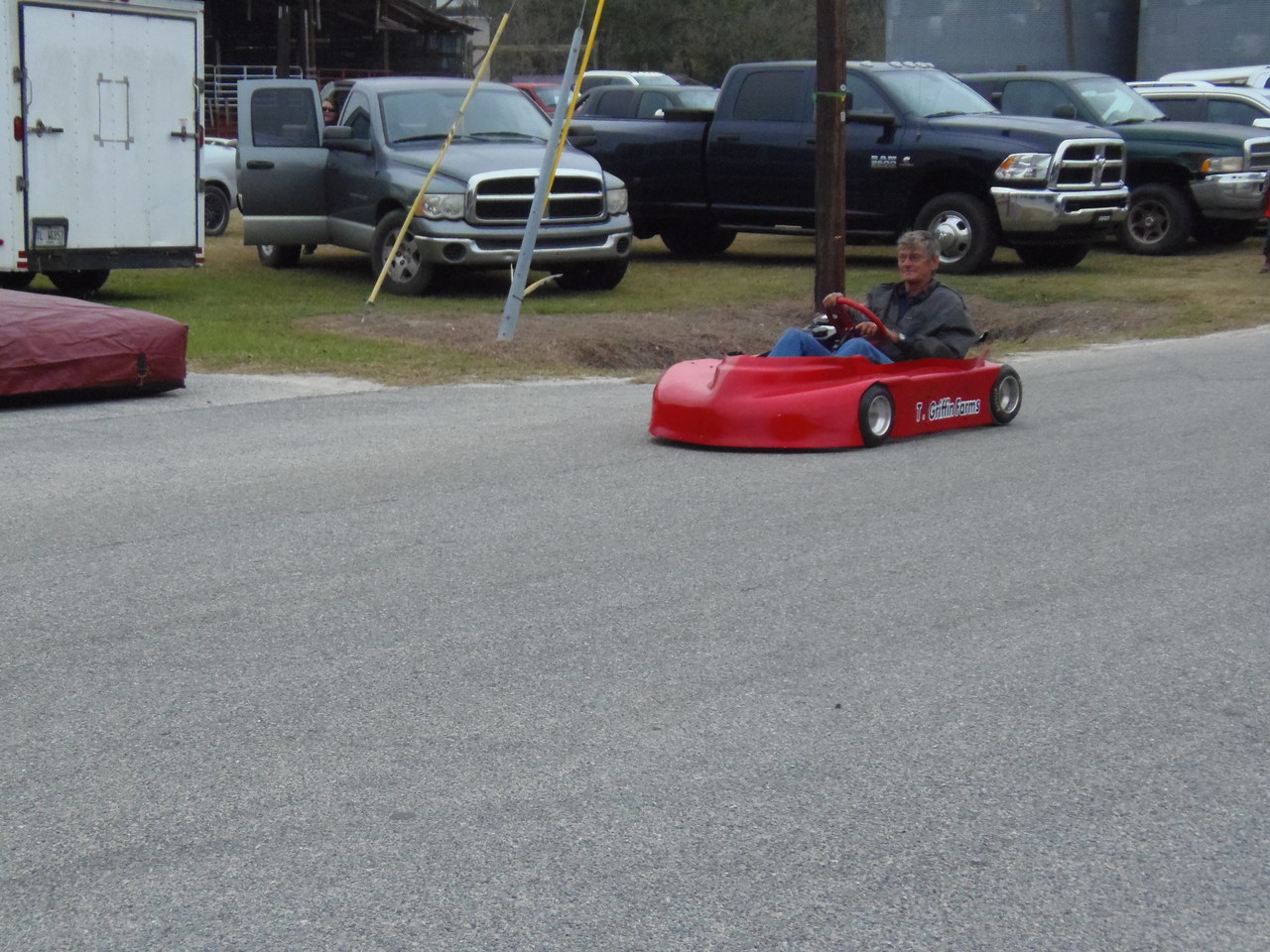 Tiny red car