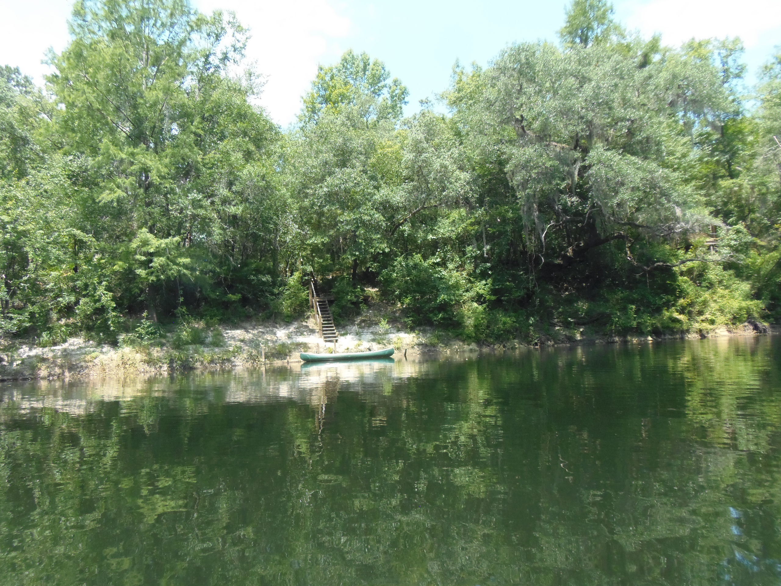 Canoe and steps, 12:25:39