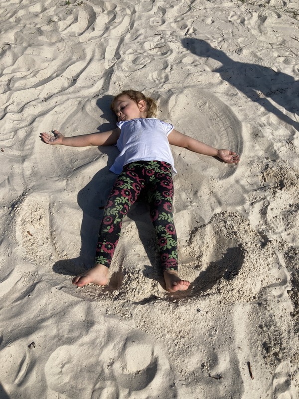 Child in sand