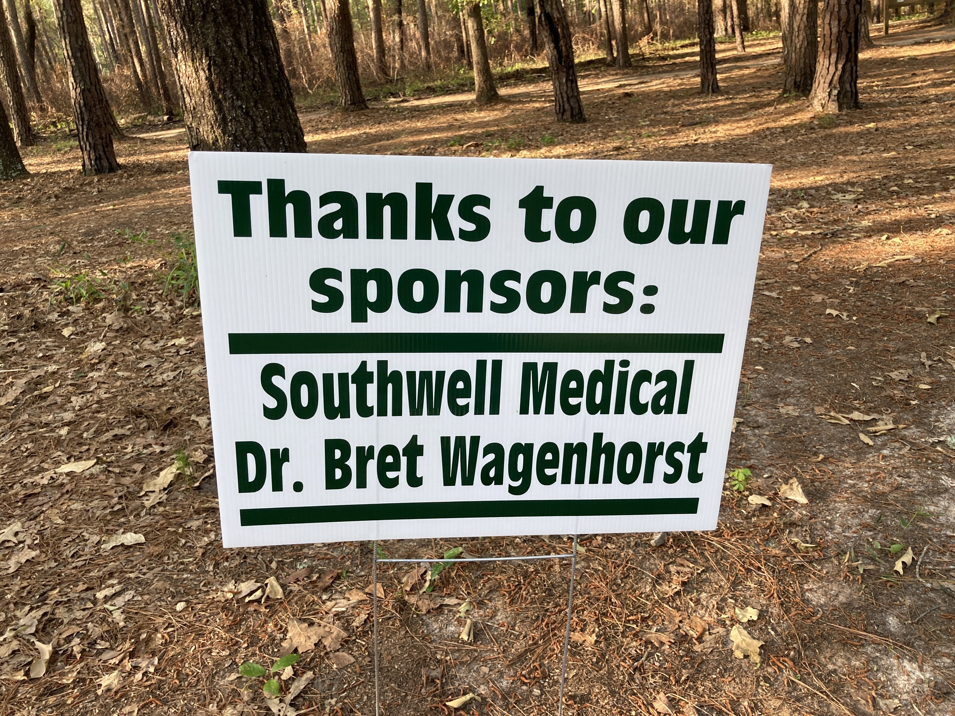 Thanks to our Sponsors: Southwell Medical, Dr. Bret Wagenhorst