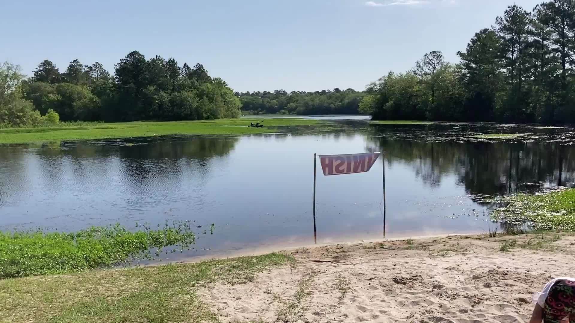 Movie: 1:00:26 Bib 52, Paul Horst and Anwar Qarzada, First Tandem Kayak, Male, Tifton, Tift County, GA (iphone, 49M)