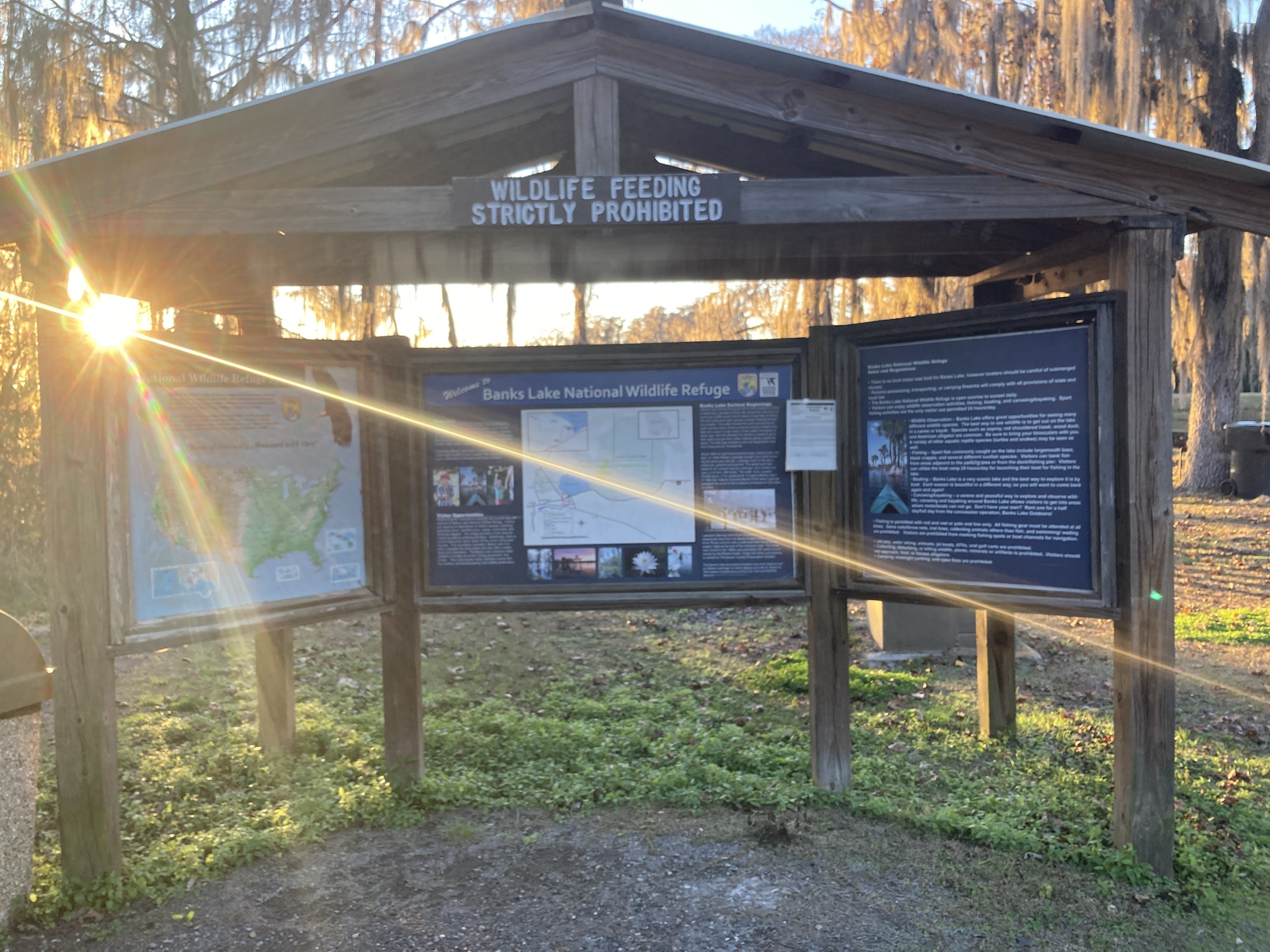 Banks Lake NWR kiosk