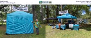 [WWALS Booth at, Florida Folk Festival 2024-04-24, Come down to White Springs, FL, Saturday and Sunday]