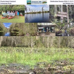 [Floyds Island Campout, Okefenokee Swamp 2024-11-10-11, Suwannee River, and Middle Fork]