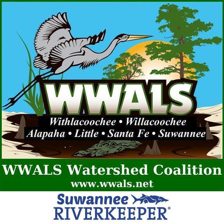 Square WWALS and Suwannee Riverkeeper logos