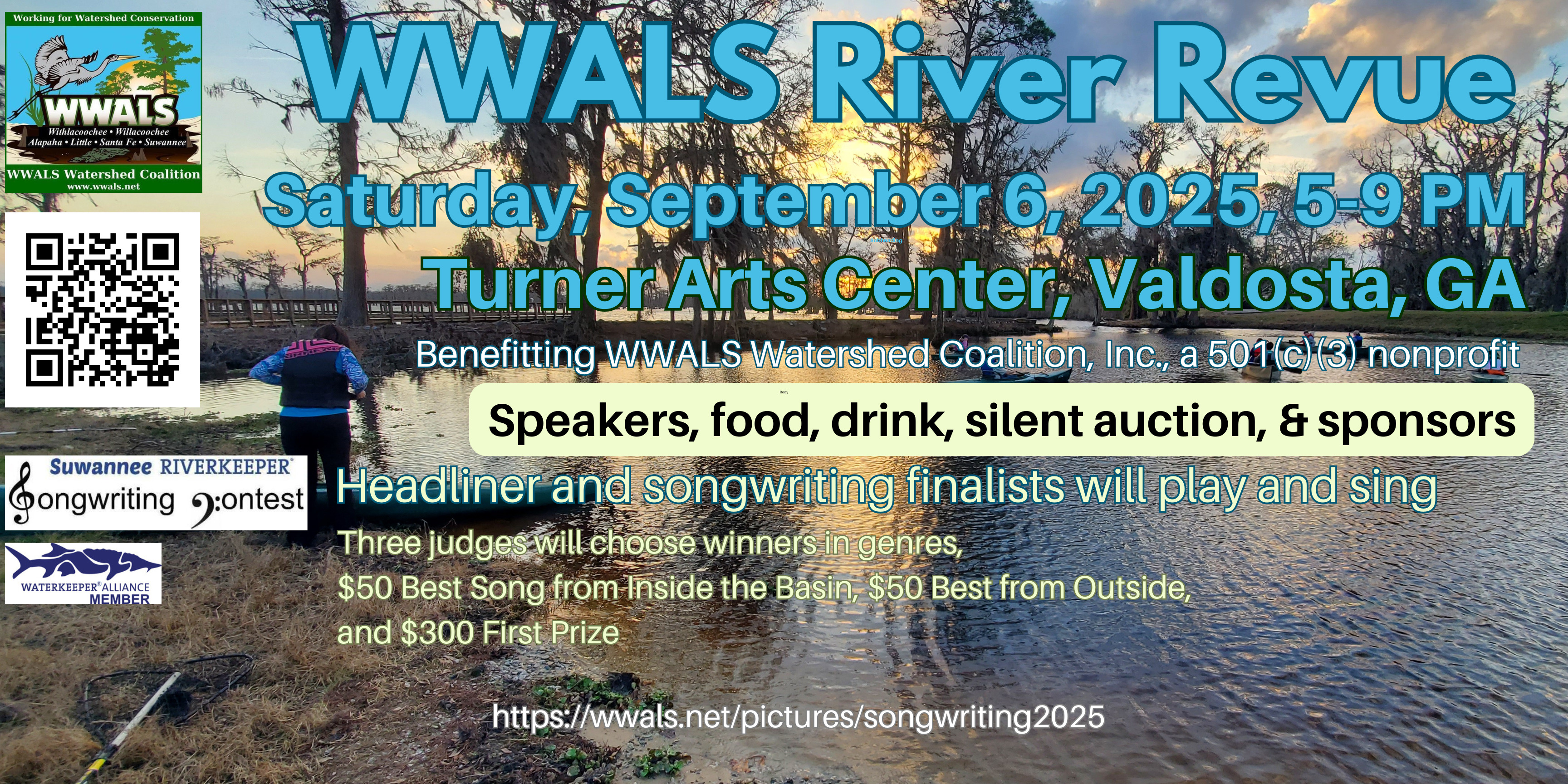 WWALS River Revue 2025 logo