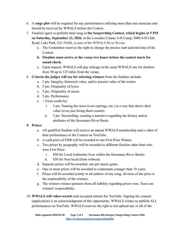 Prizes and video recordings